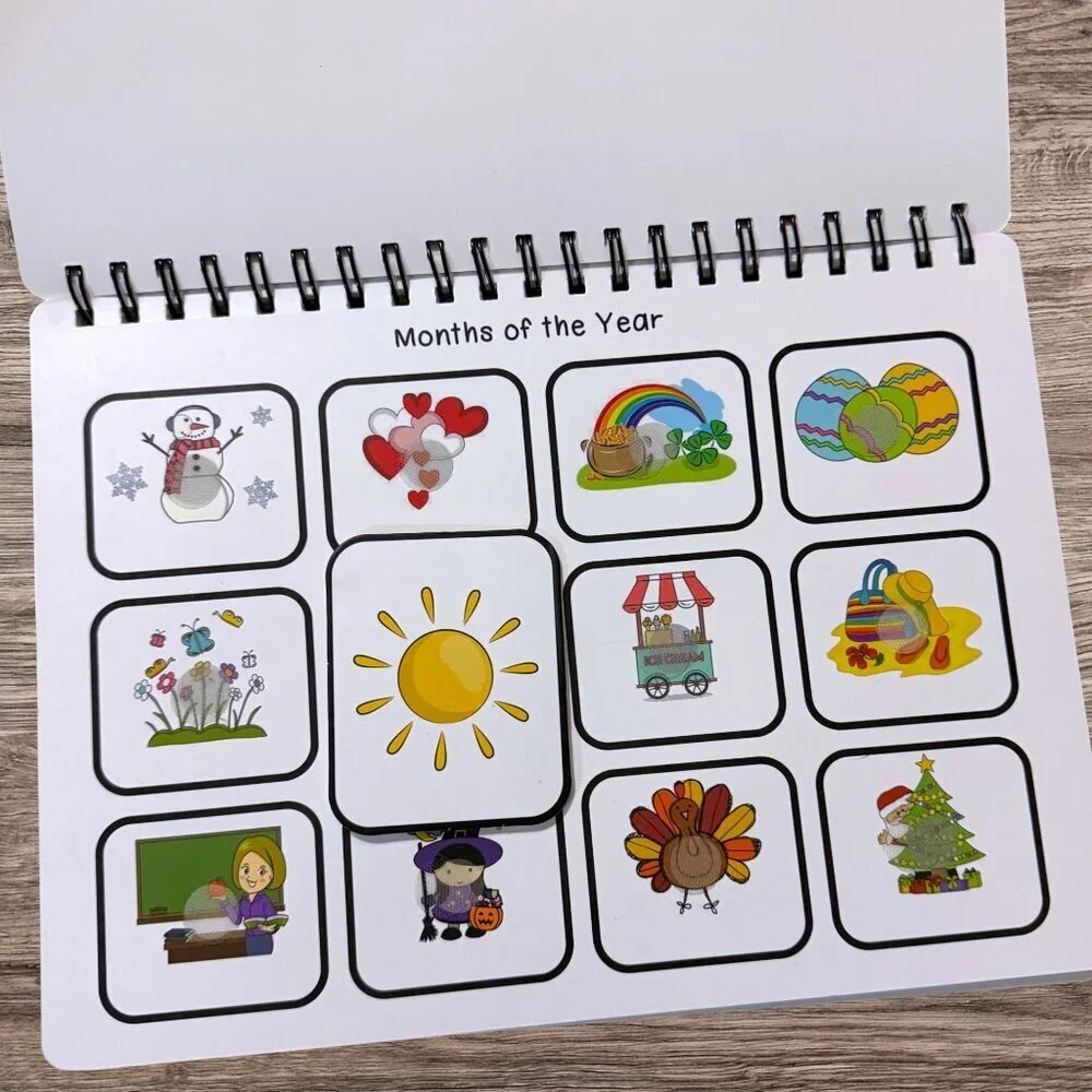 Tinkletots Montessori My First Busy Book Set Learning Activities Homeschool 2-4Y